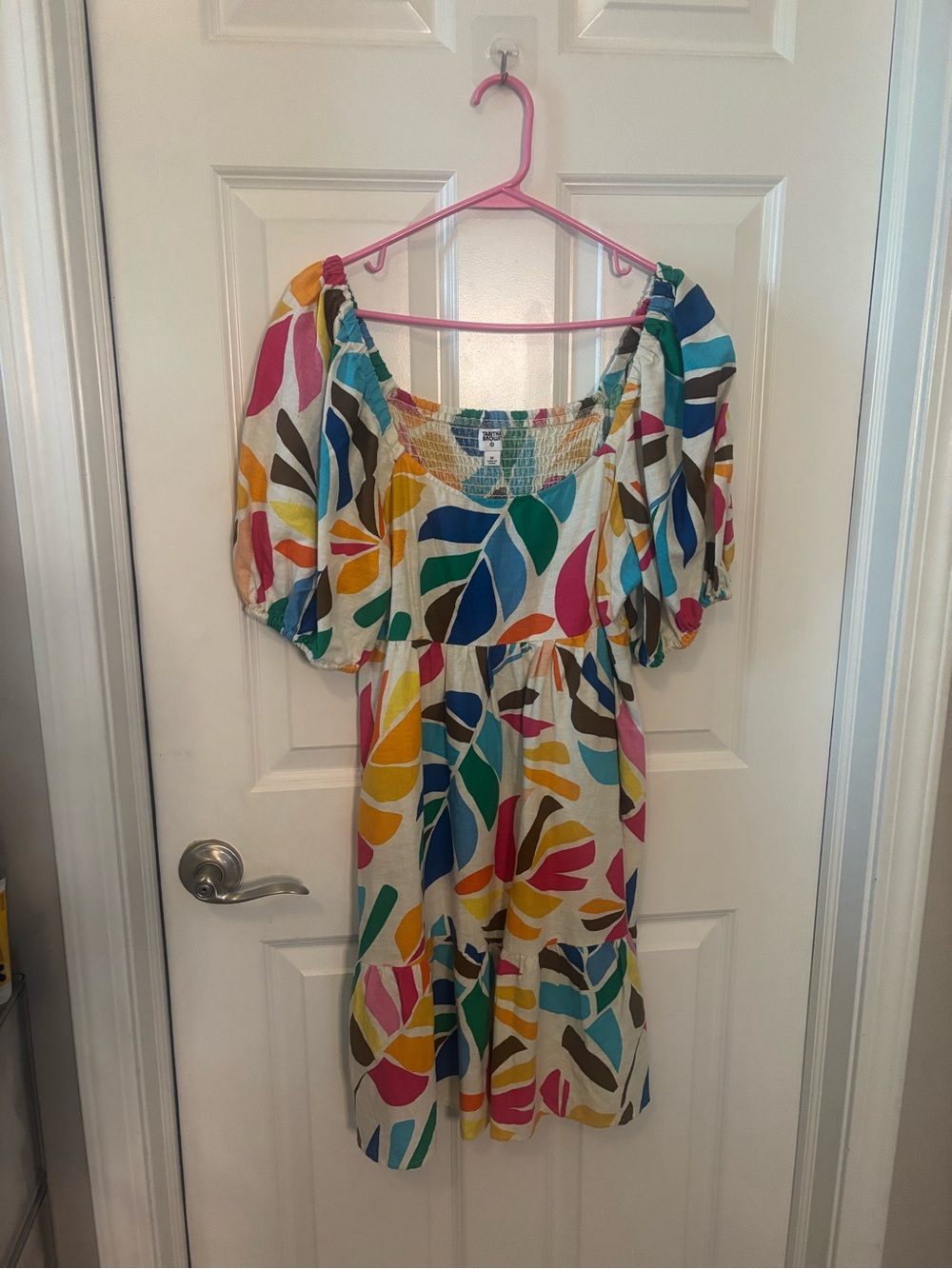 Tabitha Brown for Target Colorful Tropical Midi Dress Size M
